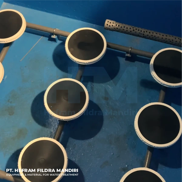Distribusi Diffuser Aerator IPAL Hefram Fildra Mandiri