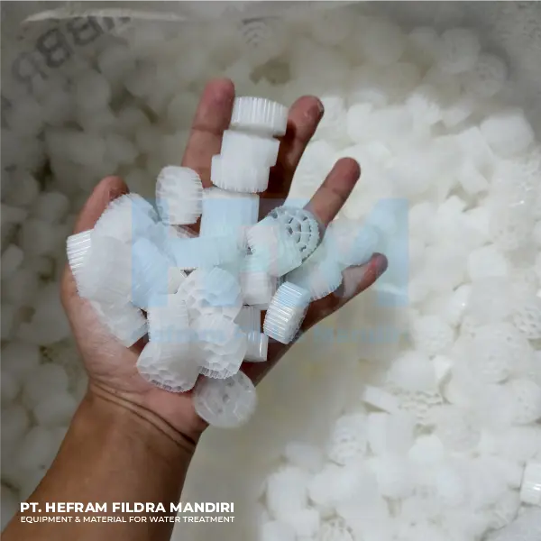 Pengiriman Media MBBR Indonesia - Hefram Fildra Mandiri