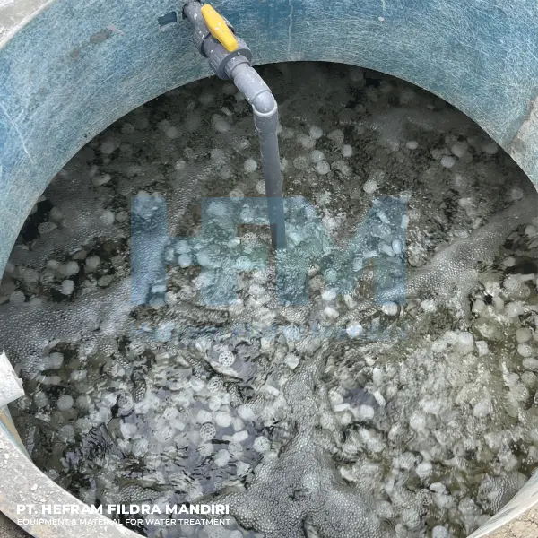 Stok Kaldnes MBBR Gudang - Hefram Fildra Mandiri