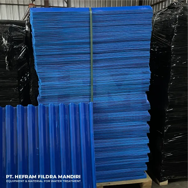 Tube Settler PVC Siap Kirim - Hefram Fildra Mandiri